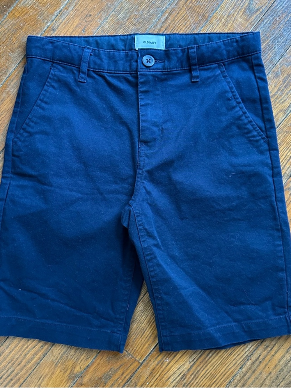 Old Navy Boys Navy Blue Chino Shorts